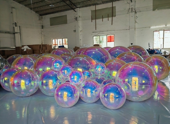 Çift katmanlı PVC Dev ayna topu şişme küre balonları ayna topları satılıyor