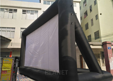 Büyük Siyah Ve Beyaz Şişme Film Ekranı Özel Boyut / Malzeme