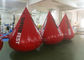 Kırmızı Renk Şişme Su Şamandırası 0.6 Mm PVC Tente Malzemesi Logo Baskı