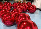 Noel Dekoratif Top 60cm Kırmızı PVC Şişme Ayna Topu
