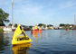 PVC Üçgen Şişme Marker Şamandıra / Yüzme Şamandıraları Deniz İçin İşaretleyiciler