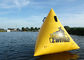 PVC Üçgen Şişme Marker Şamandıra / Yüzme Şamandıraları Deniz İçin İşaretleyiciler