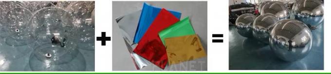 Devasa Yaldızlı Asılı Küre Yüzen Reklam Aynalı Top PVC Şişme Ayna Balonu 5