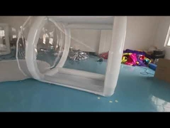 4m Çap Şeffaf Şeffaf Şişme Kubbe Balon Kamp Çadırı Hava Geçirmez Tünel ile