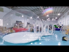 2m Tünelli Şeffaf Şişme Balon Çadır 0.8mm Şeffaf PVC