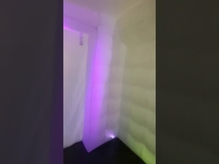 LED Işık Şişme Kare Reklam Çadırı Yoga Egzersizleri İçin