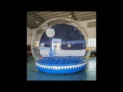 Özelleştirilmiş Temizle Şişme Kar Küreleri Dev Açık Kar Küresini Blow Up