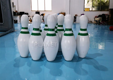 CE PVC Tente Şişme Bowling Pimleri Zorb Ball ile Oyun Seti