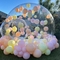 Çocuklar Parti Balon Kabarcık Evi Şişme Balon Çadırlar 3-4 Oyuncu İçin Kristal Dome Çadır