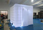 2.4x2.4x2.4m Küçük Beyaz Şişme Parti Cube Booth Çadır 2 Kapılı