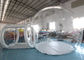 Açık şeffaf büyük şişme balon kamp çadırı tek tünel şişme balon ev kamp dünya çadırı