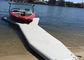 Tekne ve Yat Park için 6m Uzun Damla Dikiş Yüzen Y Şekli Şişme Y Jet Ski Dock Pontonlar Platformu