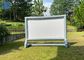 Mühürlü açık arka bahçe Şişme projeksiyon film ekranı şişme film ekranı